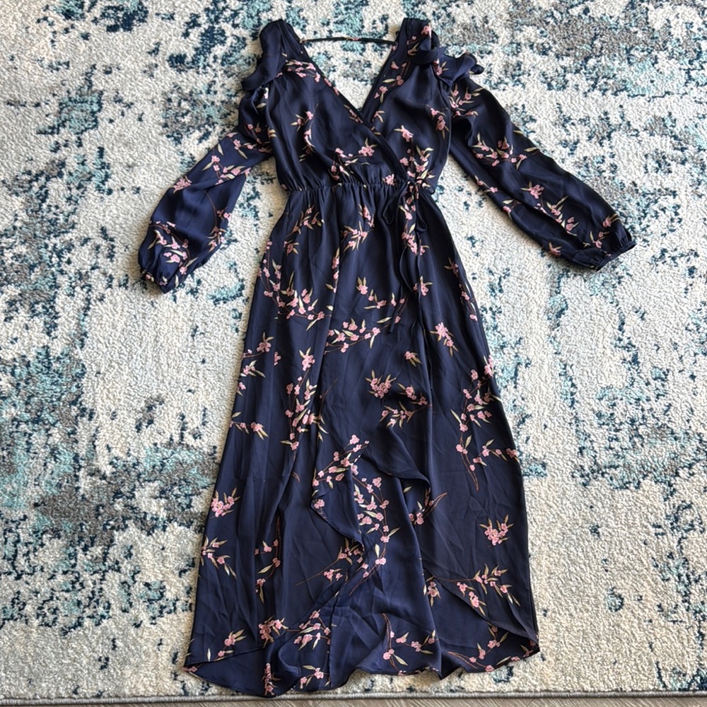 Floral Navy Dress